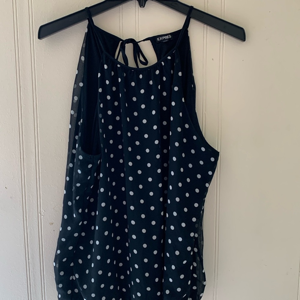 Women halter. Express, size L, used 2 times, fresh material.
